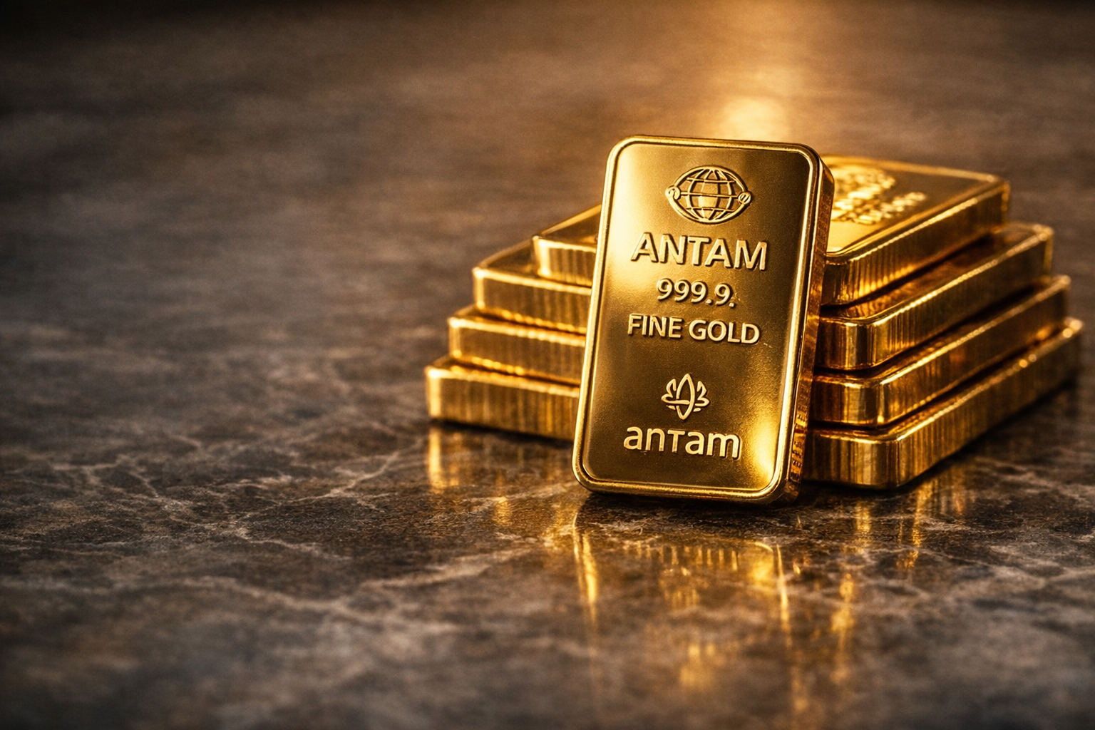 Harga Emas Antam Logam Mulia Naik di Tengah Ketidakpastian Global