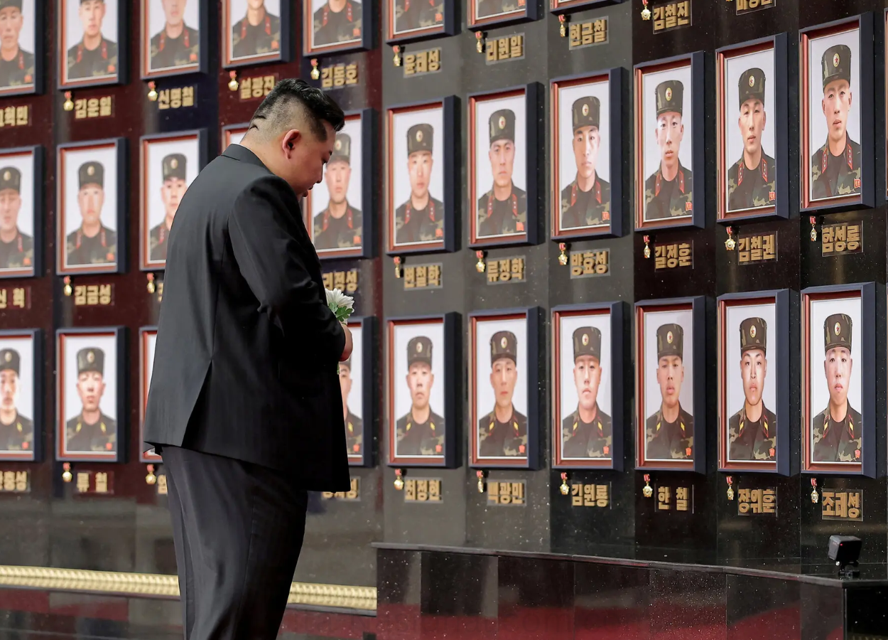 Kim Jong Un Resmikan Monumen Pasukan Korut yang Tewas di Ukraina