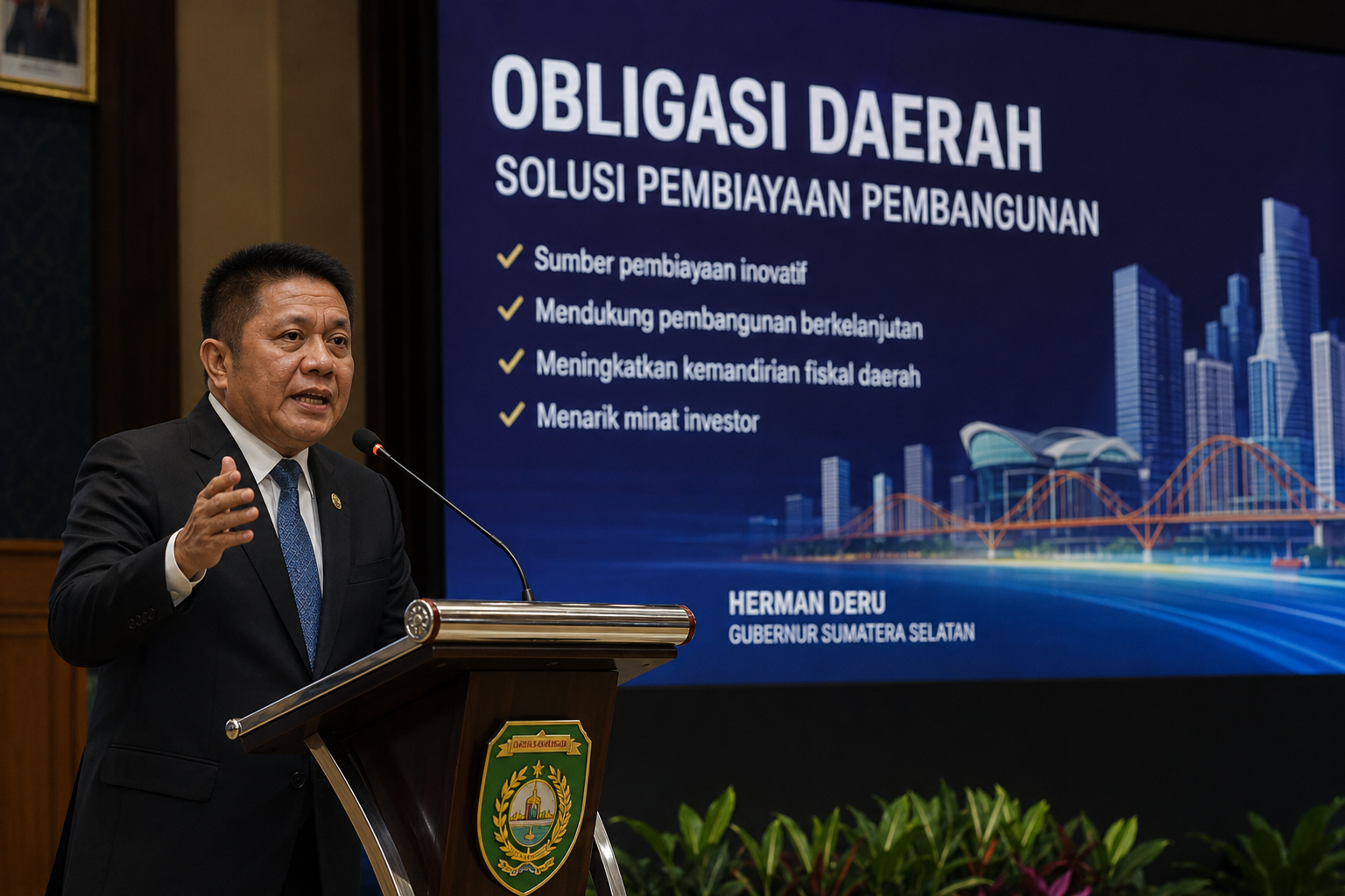 Herman Deru Nilai Obligasi Daerah Bisa Jadi Solusi Pembiayaan Pembangunan