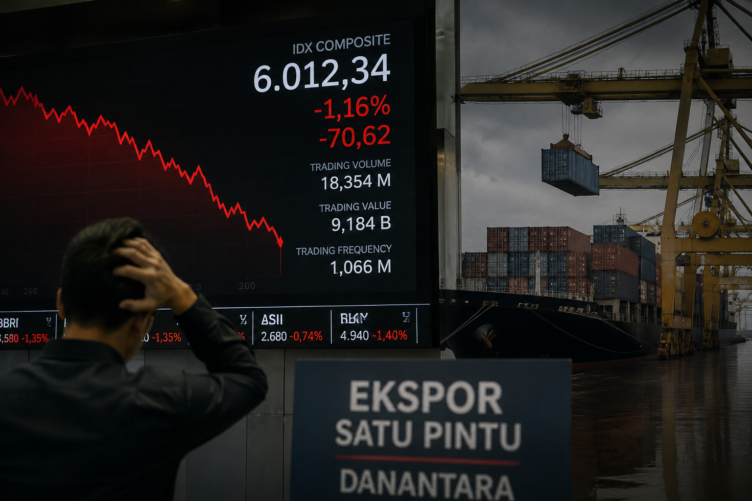 Kebijakan Ekspor Satu Pintu Danantara Tekan Pasar, IHSG Berisiko Turun ke 5.882