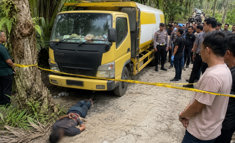 Sopir Truk Minyakita Ditemukan Tewas Terikat di Pekanbaru