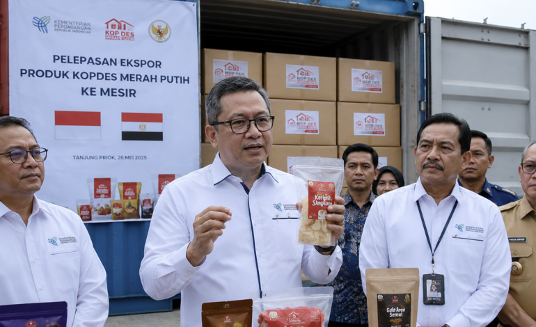 Mendag Pamer Produk Kopdes Merah Putih Mulai Diekspor ke Mesir