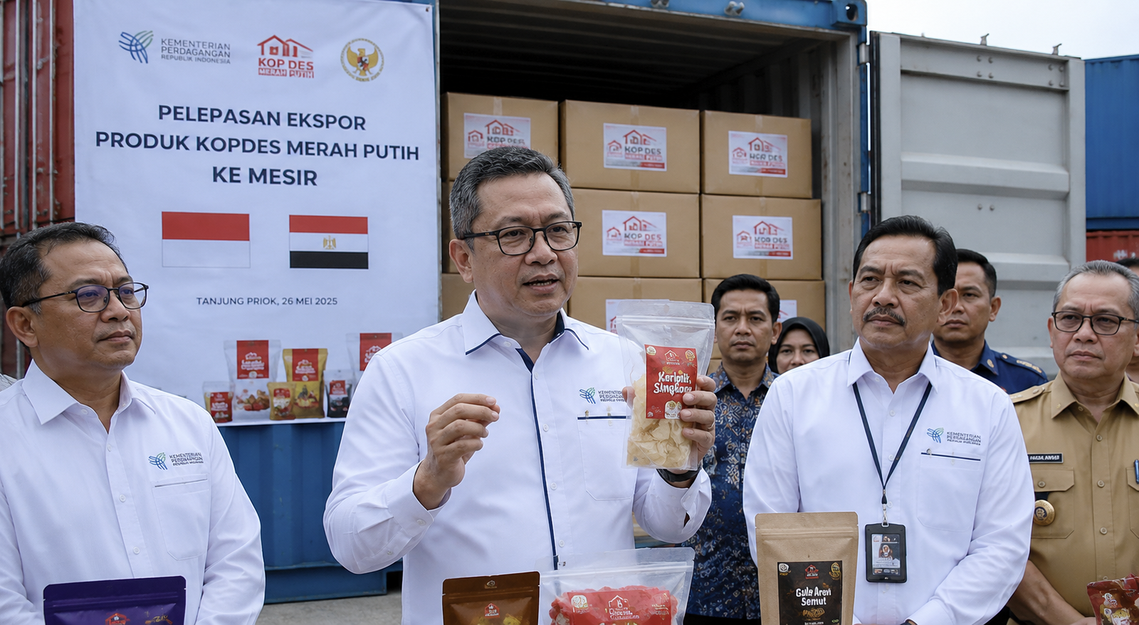 Mendag Pamer Produk Kopdes Merah Putih Mulai Diekspor ke Mesir