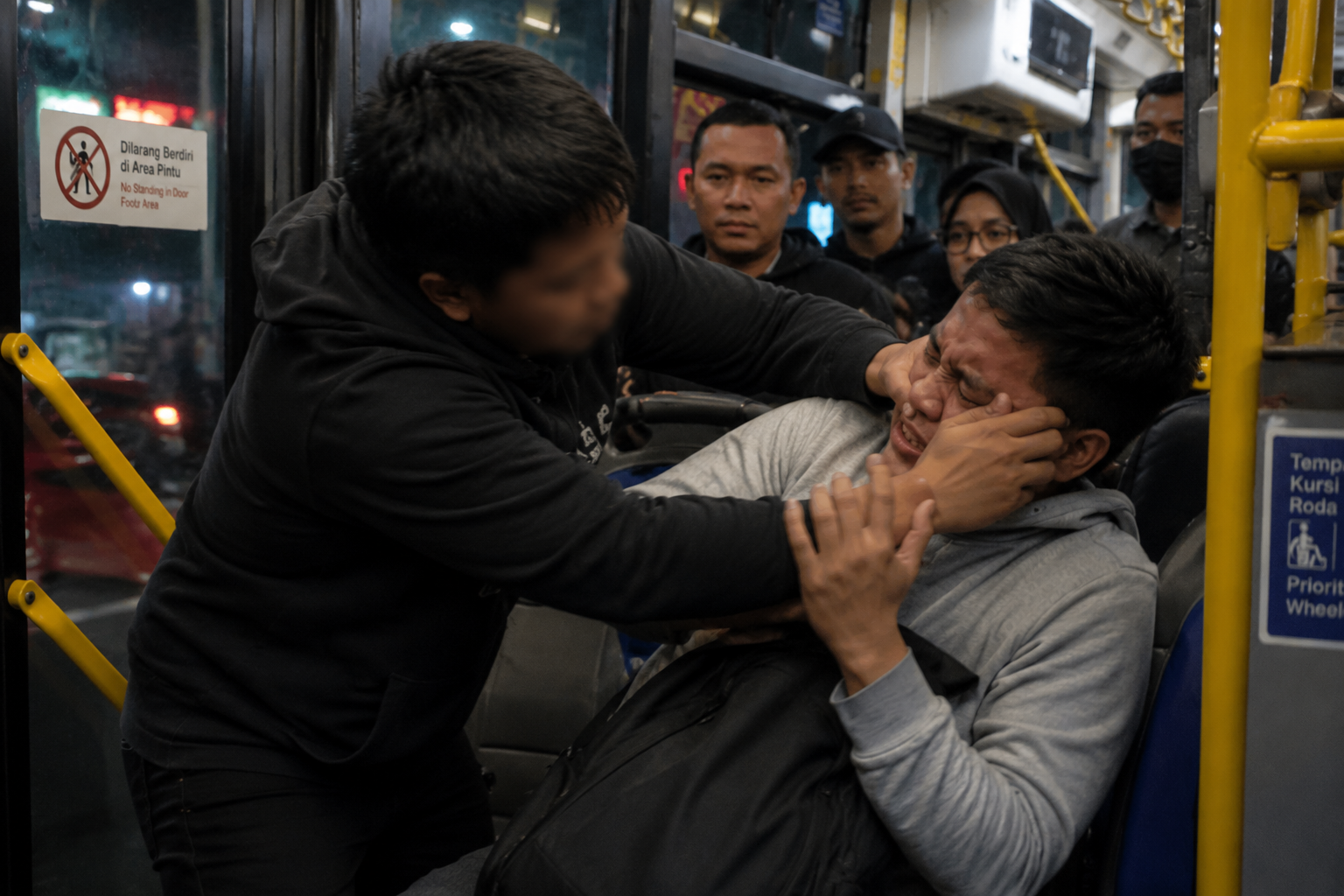 Penumpang JakLingko Dianiaya Pelaku dengan Riwayat Gangguan Jiwa
