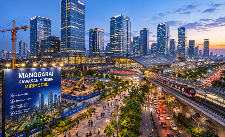 Manggarai Akan Disulap Jadi Kawasan Modern Mirip SCBD
