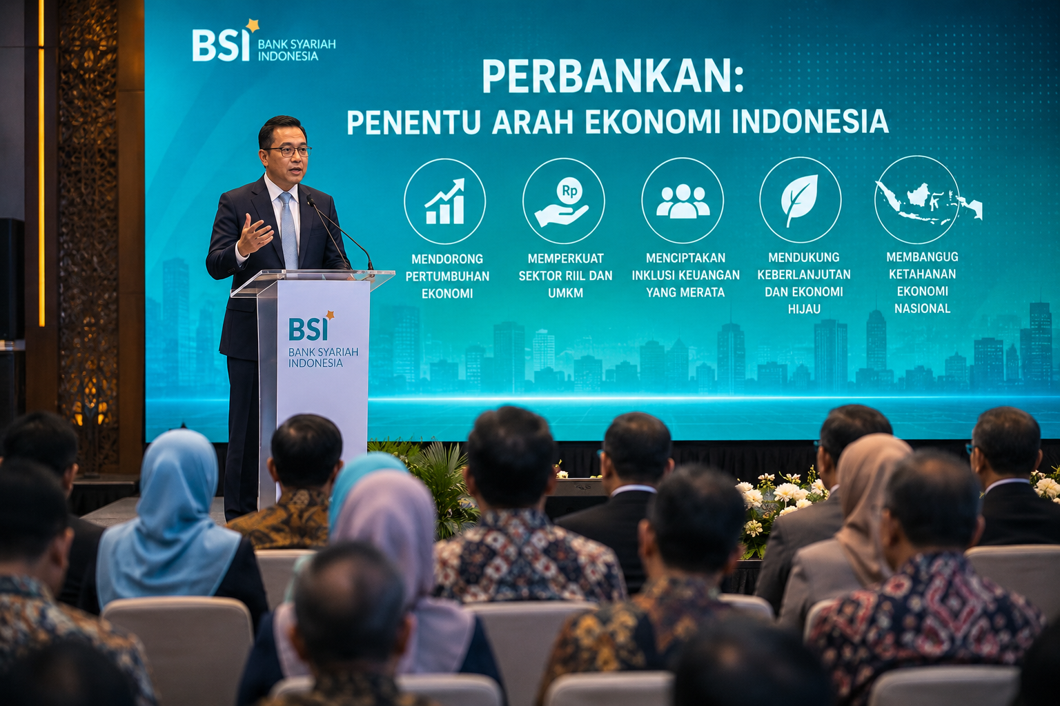 Bos BSI Sebut Perbankan Ikut Tentukan Arah Ekonomi Indonesia