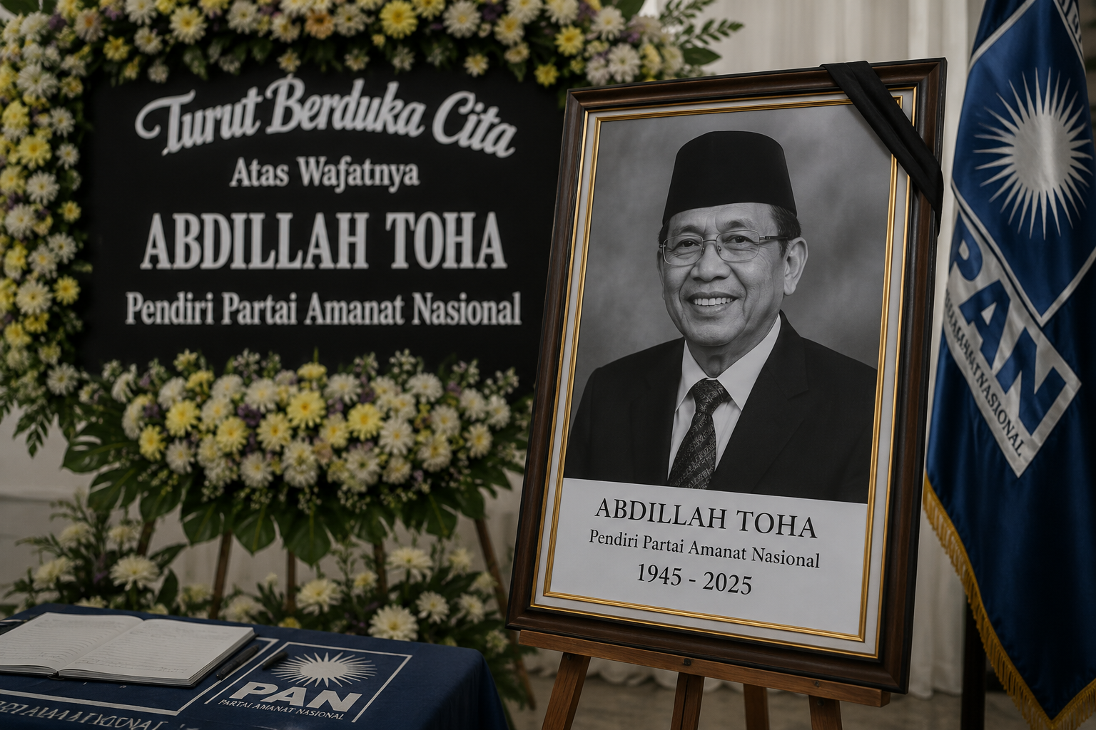 Pendiri PAN Abdillah Toha Meninggal Dunia pada Usia 80 Tahun