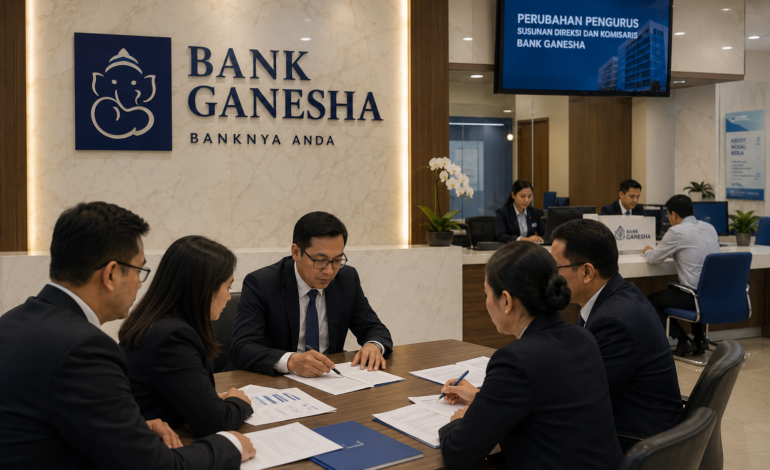 Bank Ganesha Lakukan Perubahan Pengurus, Susunan Direksi dan Komisaris Kini Berubah