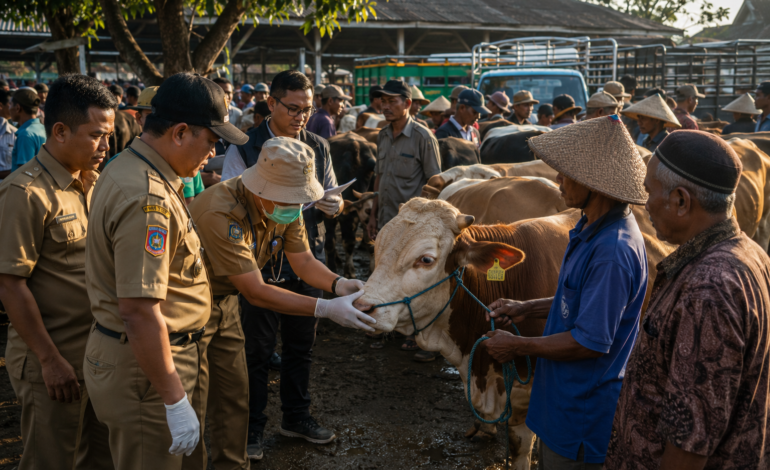 Bupati Blora Sidak Pasar Pon, Transaksi Hewan Kurban Tembus Rp12 Miliar
