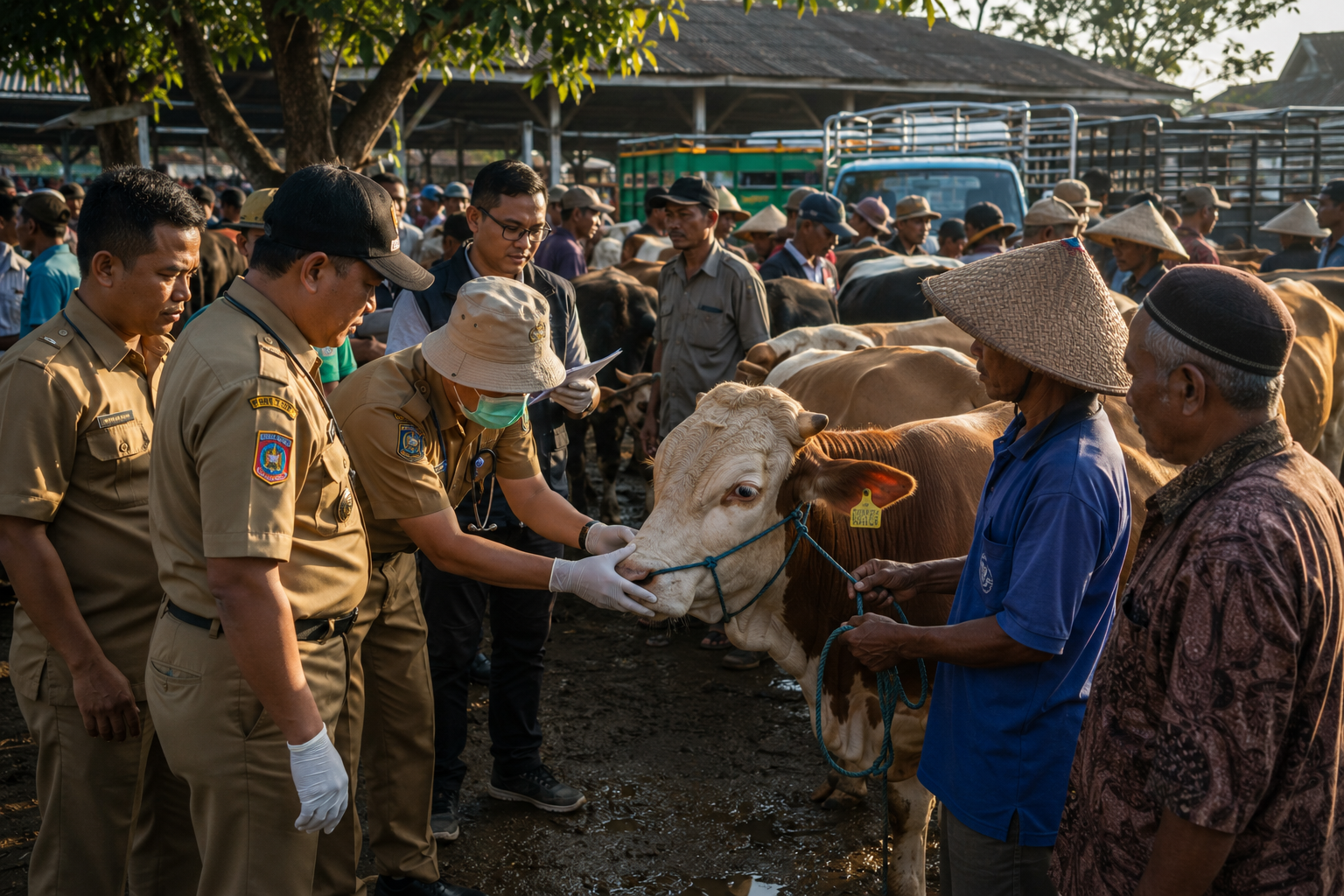 Bupati Blora Sidak Pasar Pon, Transaksi Hewan Kurban Tembus Rp12 Miliar