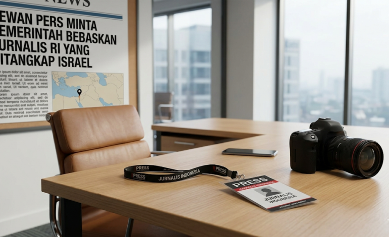 Dewan Pers Desak Pemerintah Bebaskan Jurnalis RI yang Ditangkap Israel