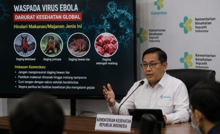 Ebola Jadi Darurat Global, Kemenkes Imbau Warga Hindari Konsumsi Daging Satwa Liar