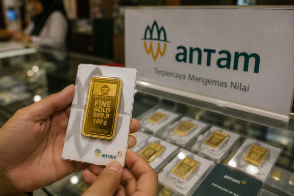Ilustrasi. Foto: Harga Emas Antam di Pegadaian Naik, Simak Daftarnya