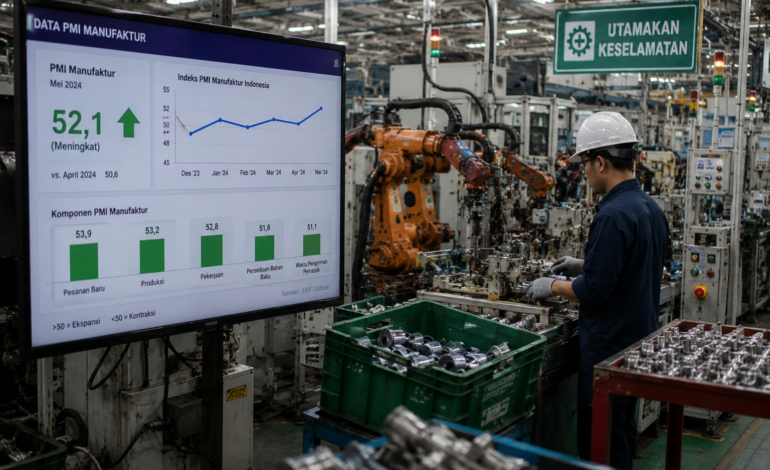 PMI Manufaktur Menguat, Menperin Sebut Industri Mulai Menambah Stok Bahan Baku