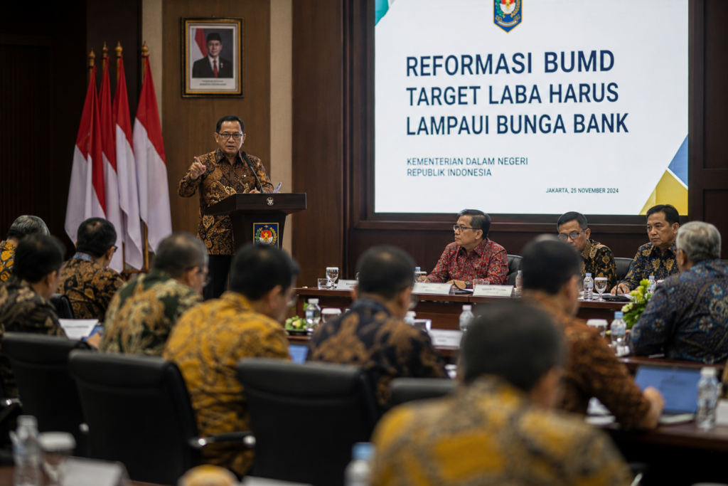 Mendagri Dorong Reformasi BUMD, Target Laba Harus Lampaui Bunga Bank