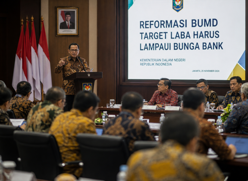 Mendagri Dorong Reformasi BUMD, Target Laba Harus Lampaui Bunga Bank