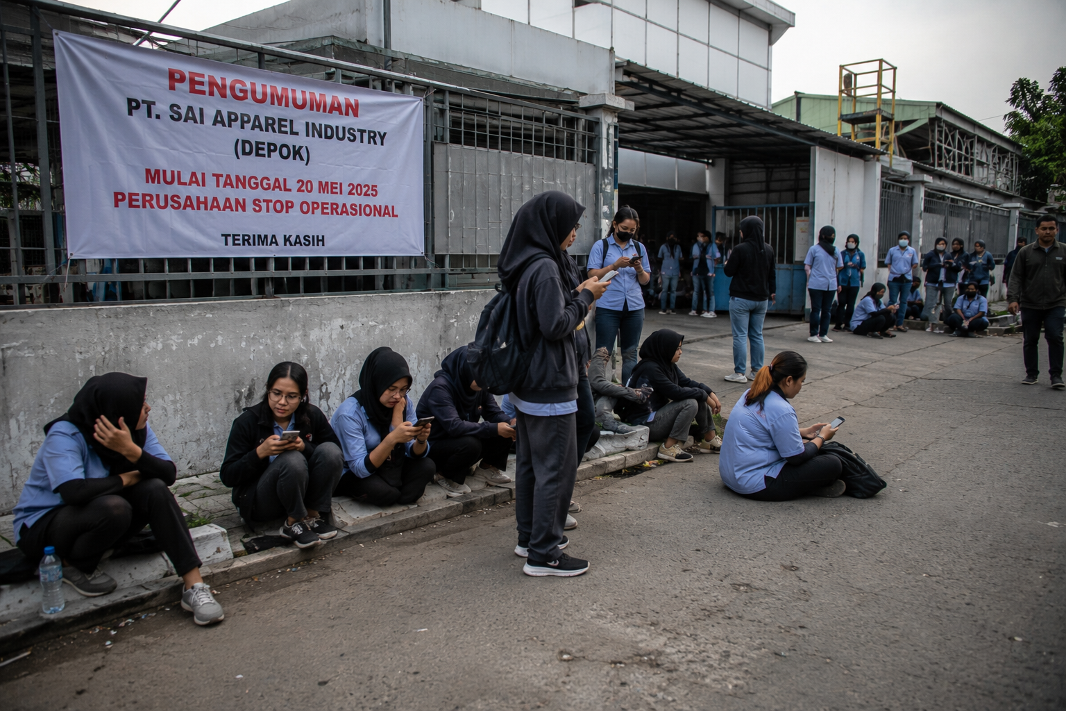 Perusahaan di Depok Hentikan Operasi, 350 Pekerja Terkena PHK Massal
