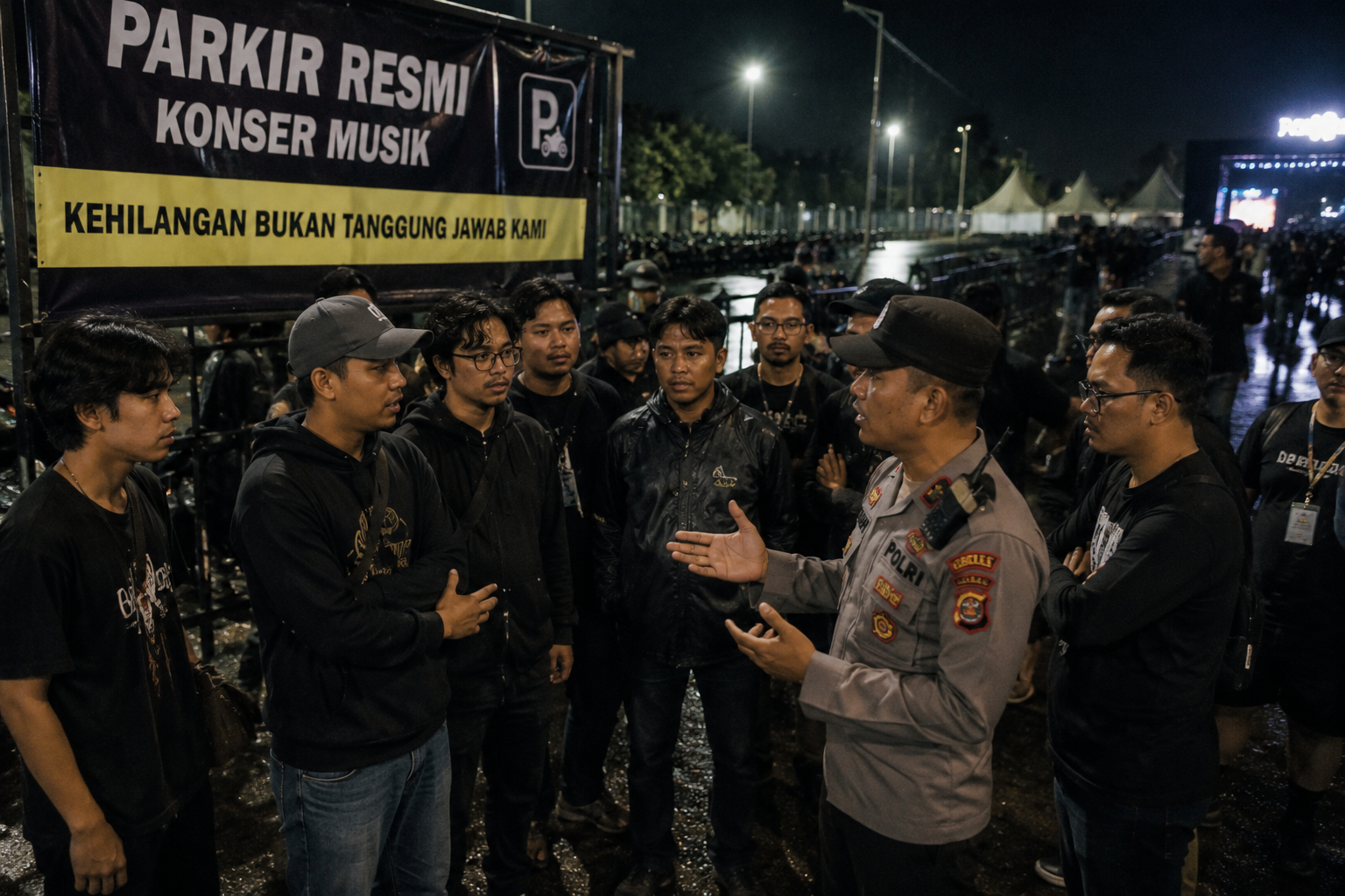 7 Motor Raib Saat Konser Musik di Bandung, Pengunjung Tuntut Pertanggungjawaban Pengelola