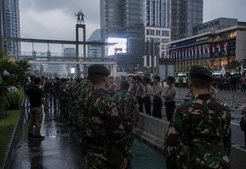 TNI Jelaskan Keterlibatan dalam Pengamanan Aksi Mahasiswa Menuju Bundaran HI