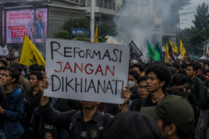Mahasiswa Semarang Kembali Suarakan Reformasi, Soroti Perwira Polisi di Jabatan Sipil