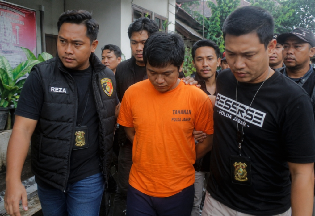 Taufik Pasrah Saat Ditangkap Polisi di Majalaya