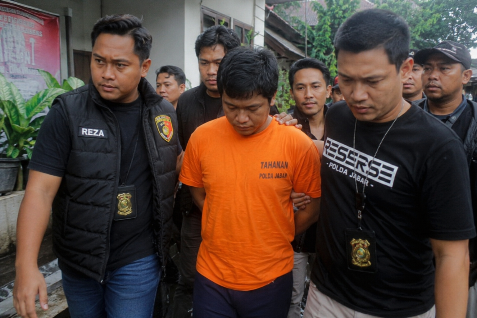Taufik Pasrah Saat Ditangkap Polisi di Majalaya