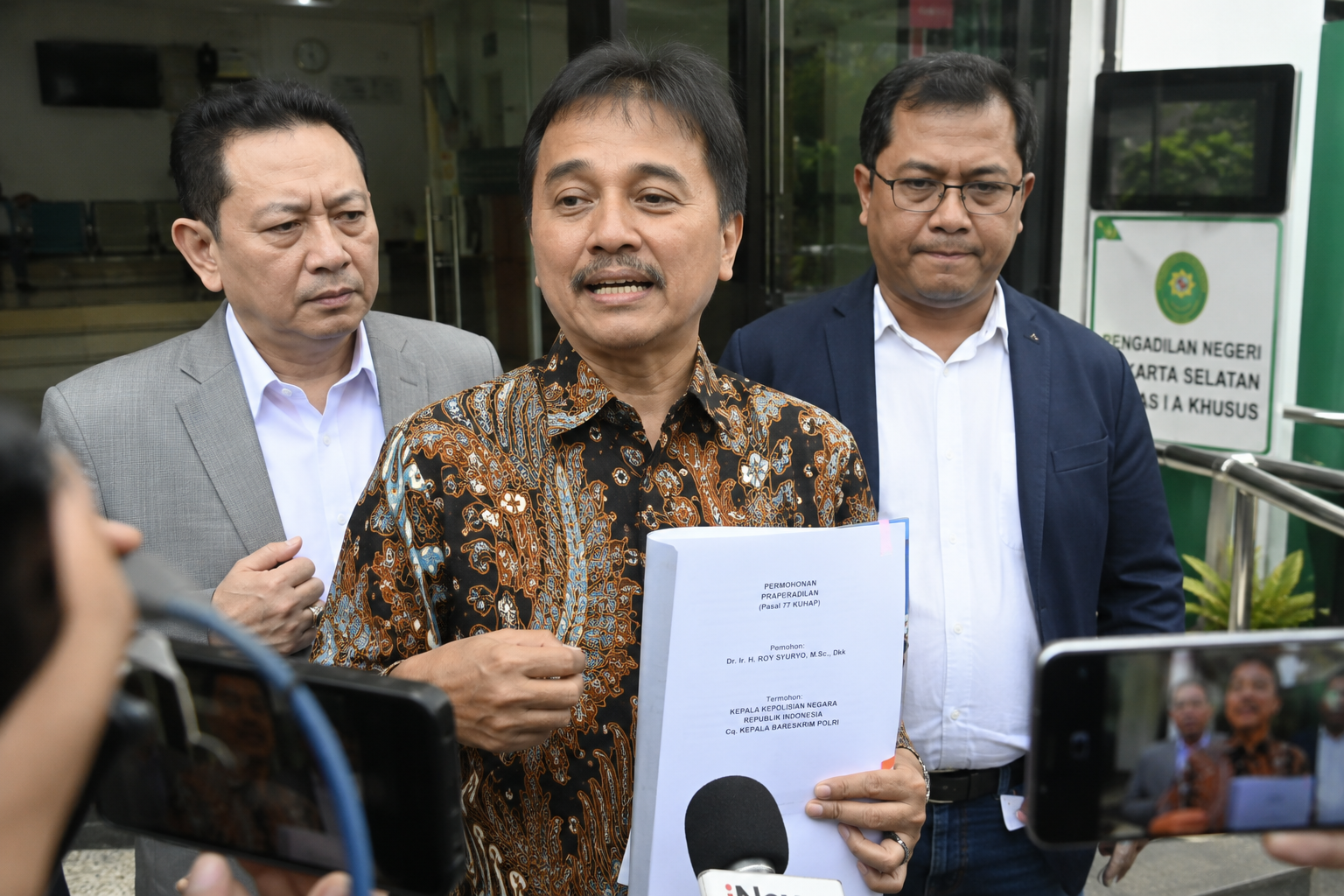 Roy Suryo Gugat Lagi Status Tersangka, Ajukan Praperadilan ke PN Jakarta Selatan