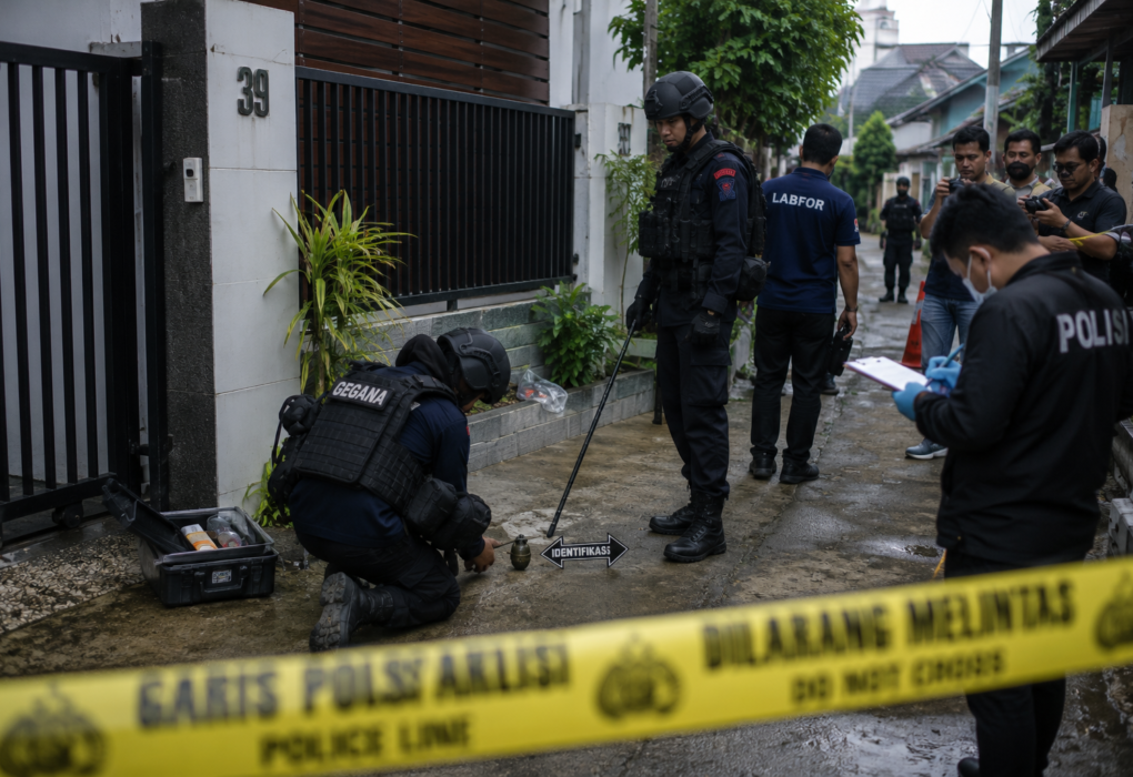 Rumah Pengacara di Depok Diteror Benda Diduga Granat, Polisi Selidiki Motif Pelaku
