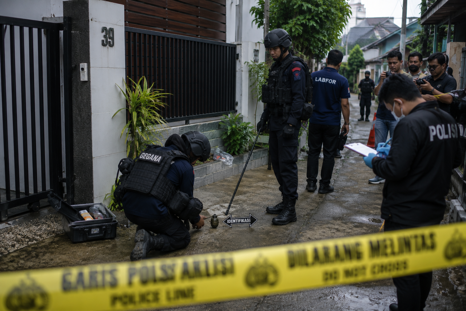 Rumah Pengacara di Depok Diteror Benda Diduga Granat, Polisi Selidiki Motif Pelaku