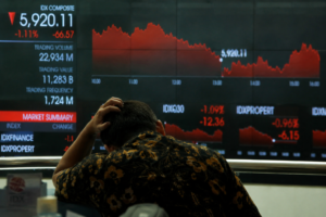IHSG Turun 1,11 Persen ke Level 5.920, Akhiri Tren Penguatan