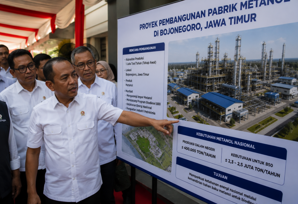Bahlil Dorong Pembangunan Pabrik Metanol di Bojonegoro untuk Perkuat Program B50