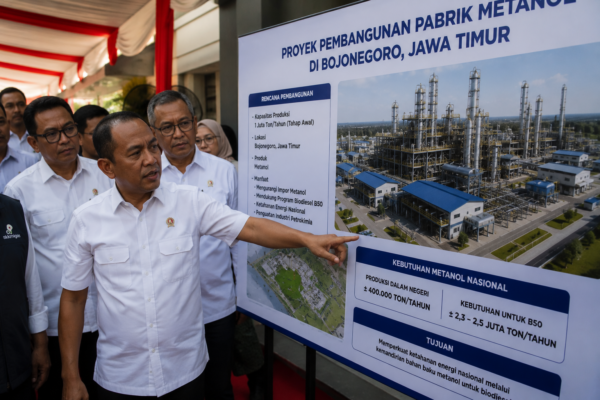 Bahlil Dorong Pembangunan Pabrik Metanol di Bojonegoro untuk Perkuat Program B50