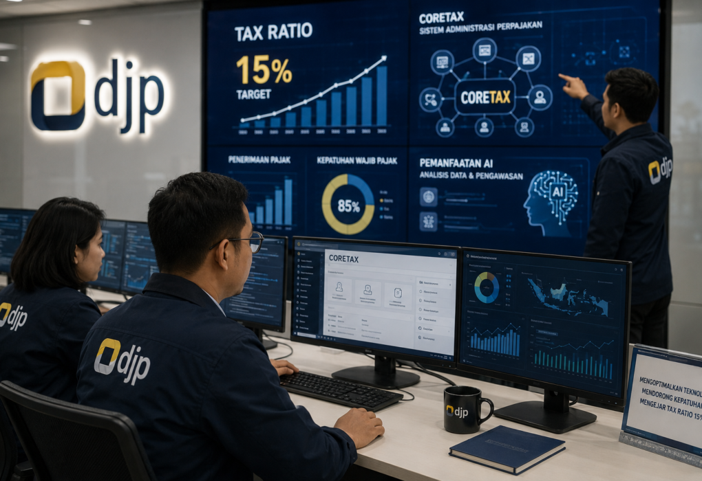 DJP Andalkan Coretax dan AI untuk Kejar Tax Ratio 15 Persen PDB