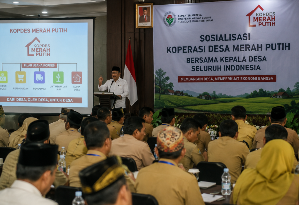 Kemendes Gencarkan Sosialisasi Kopdes Merah Putih kepada Kepala Desa