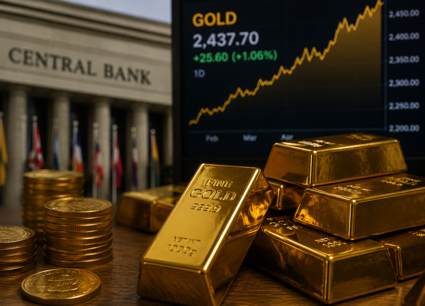 Prospek Harga Emas Masih Cerah, Aksi Borong Bank Sentral Jadi Penopang Utama