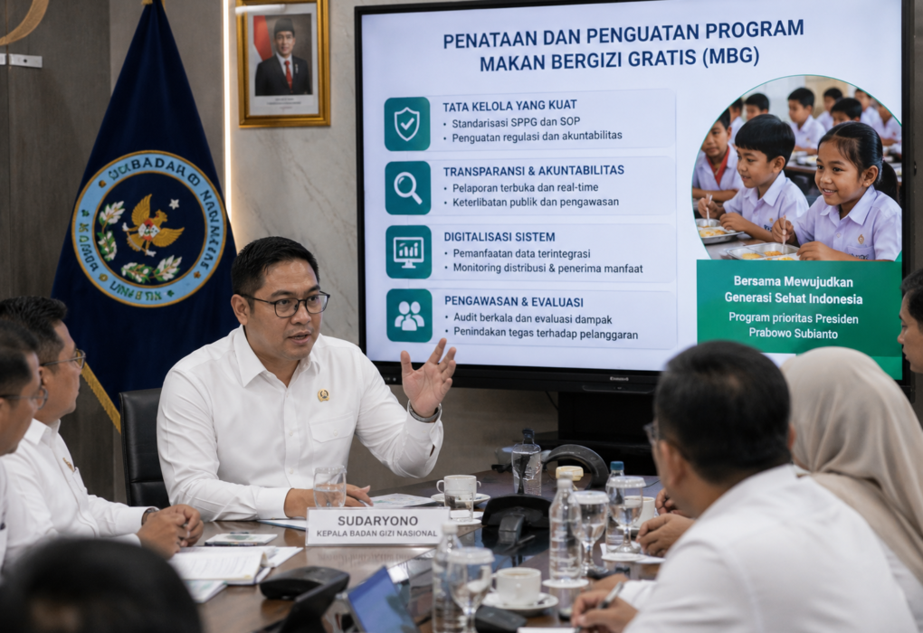 Sudaryono Siapkan Reset Program MBG, Fokus pada Transparansi dan Perbaikan Tata Kelola