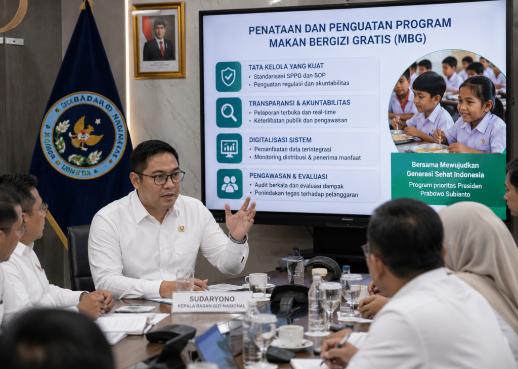 Sudaryono Siapkan Reset Program MBG, Fokus pada Transparansi dan Perbaikan Tata Kelola