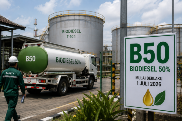 Harga Biodiesel Sawit untuk B50 Ditetapkan, Program BBM Baru Resmi Berlaku
