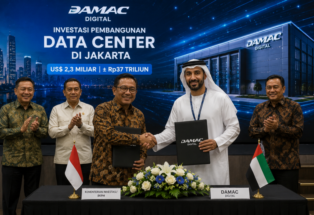 DAMAC Siapkan Investasi Data Center di Jakarta, Nilainya Tembus Rp37 Triliun