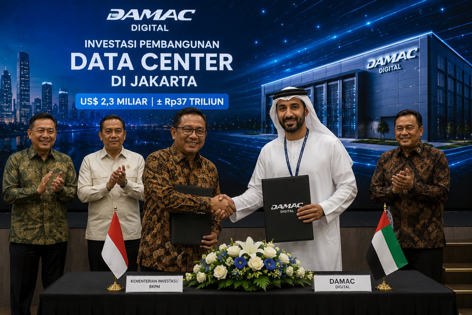 DAMAC Siapkan Investasi Data Center di Jakarta, Nilainya Tembus Rp37 Triliun
