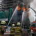 Proyek Gedung Bertingkat di Cikini Terbakar